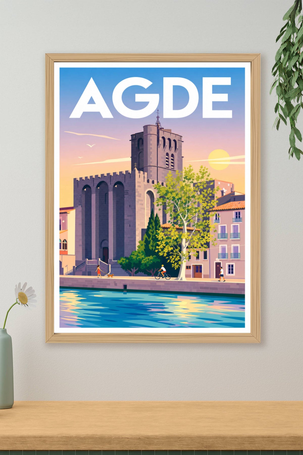 Affiche d'Agde, cathédrale Saint-Etienne