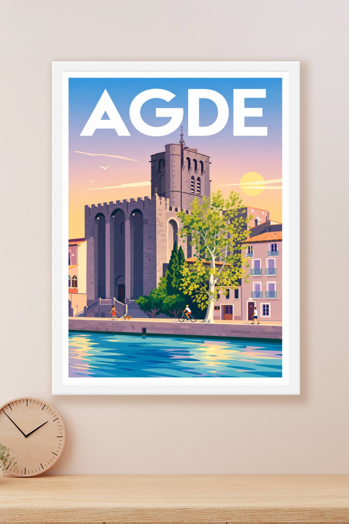 Affiche d'Agde, cathédrale Saint-Etienne