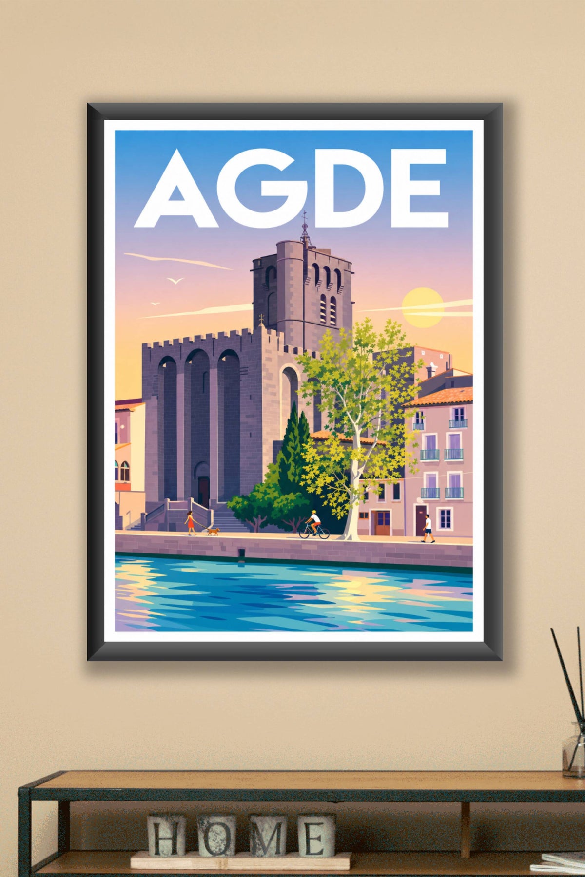 Affiche d'Agde, cathédrale Saint-Etienne