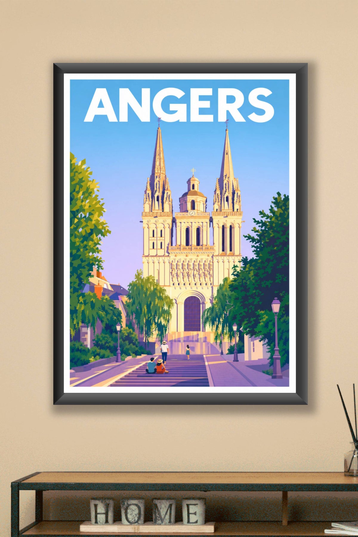 Poster d'Angers, Cathédrale Saint-Maurice