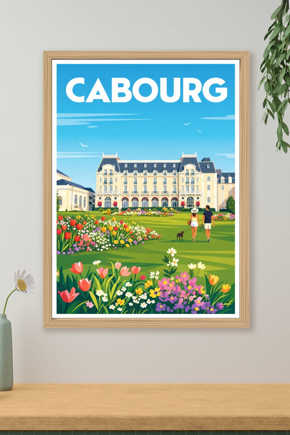 Affiche de Cabourg, poster Grand Hôtel Normandie