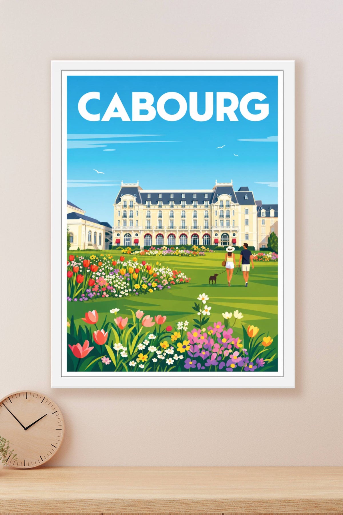 Affiche de Cabourg, poster Grand Hôtel Normandie