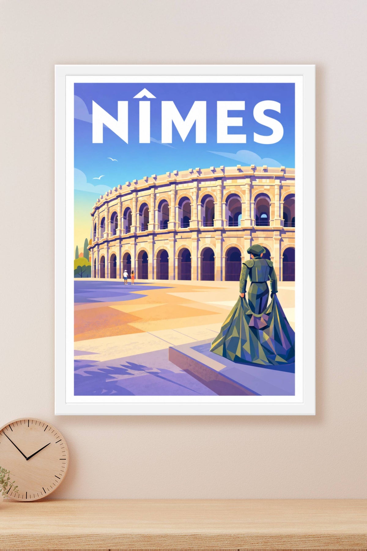 Affiche de Nîmes, poster des Arènes