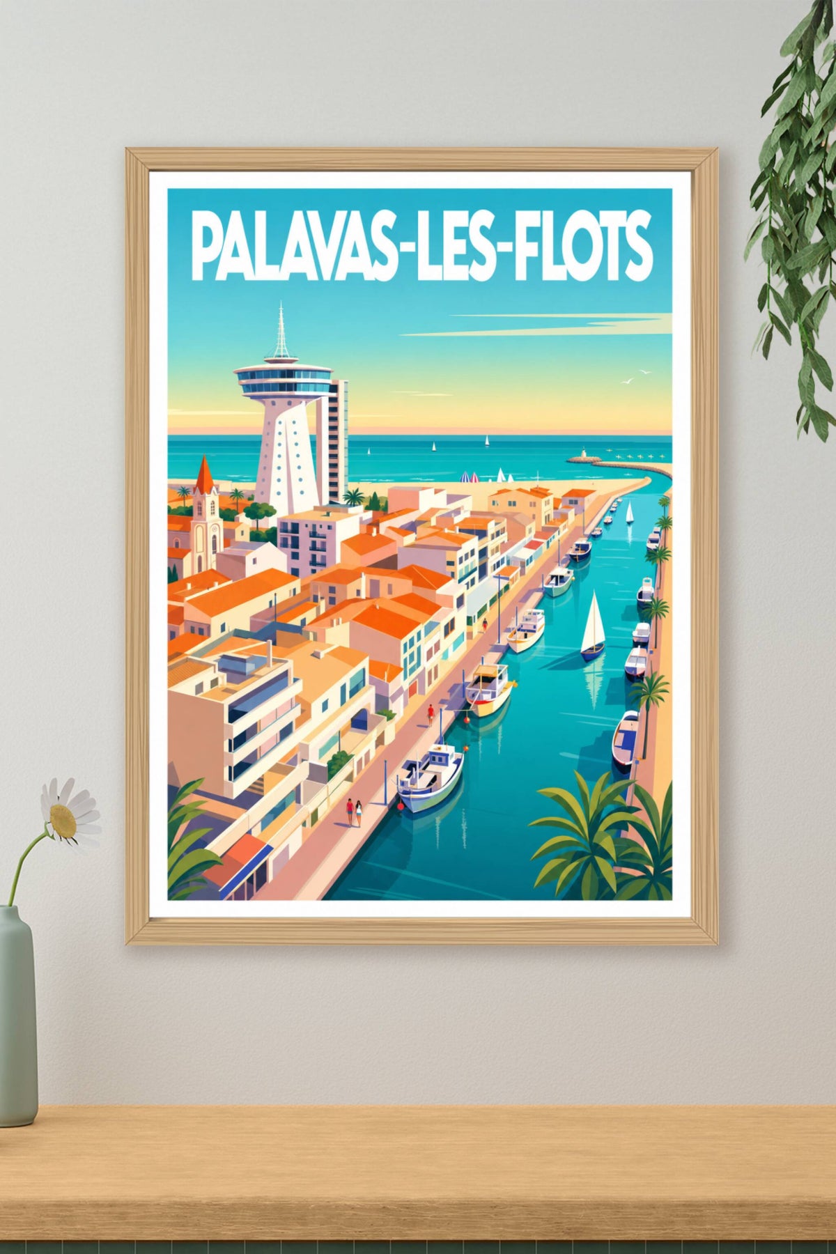 Affiche de Palavas-les-Flots, Phare de la Méditerranée