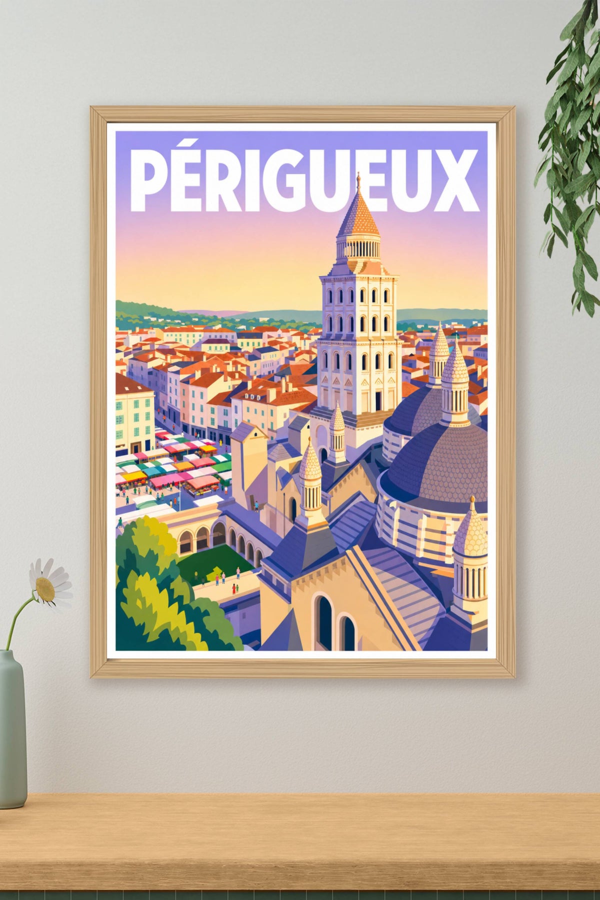 Affiche Périgueux, Cathédrale Saint-Front