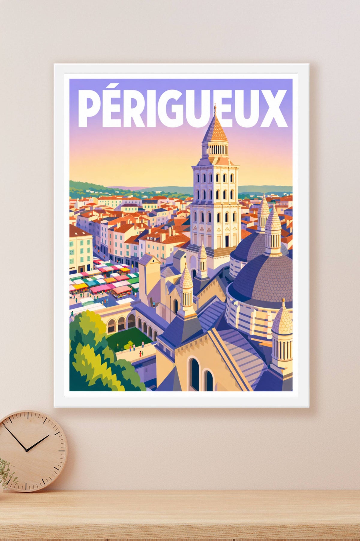 Affiche Périgueux, Cathédrale Saint-Front