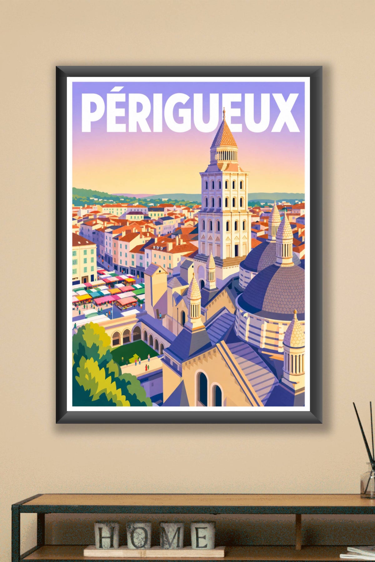 Affiche Périgueux, Cathédrale Saint-Front