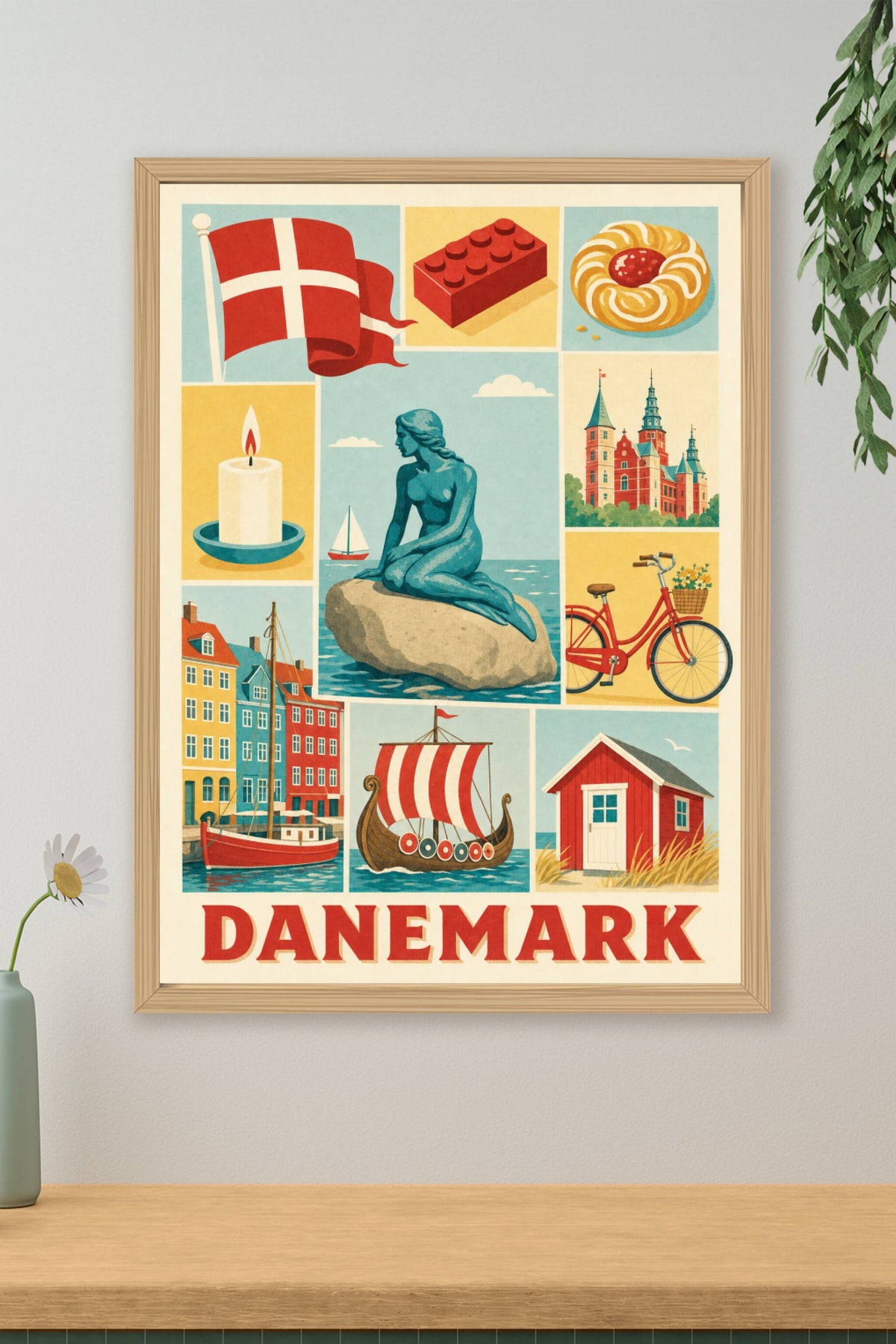 Poster du Danemark, Affiche Clichés