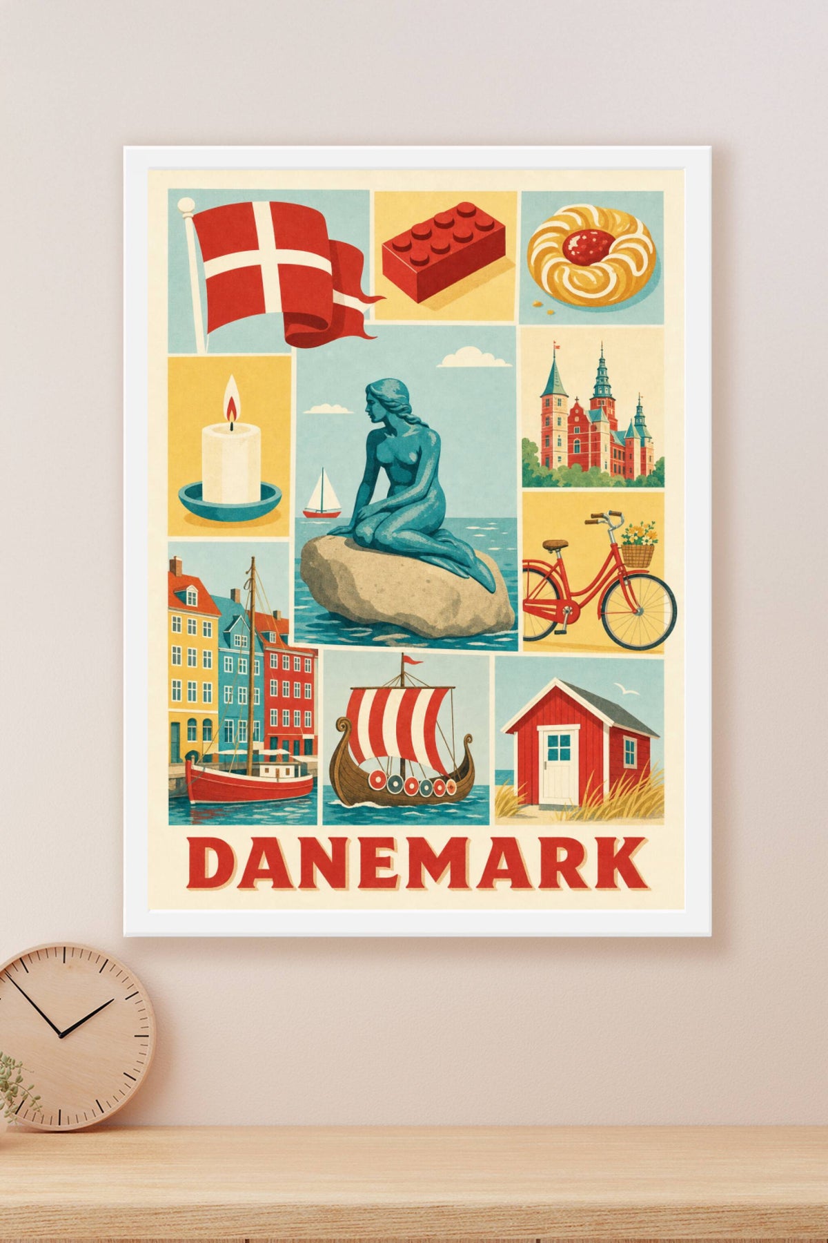 Poster du Danemark, Affiche Clichés