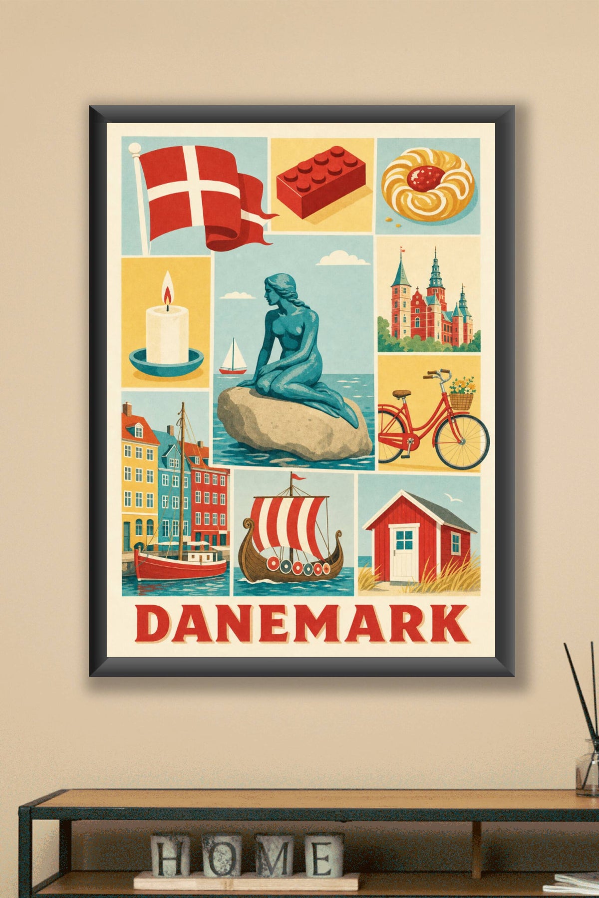 Poster du Danemark, Affiche Clichés