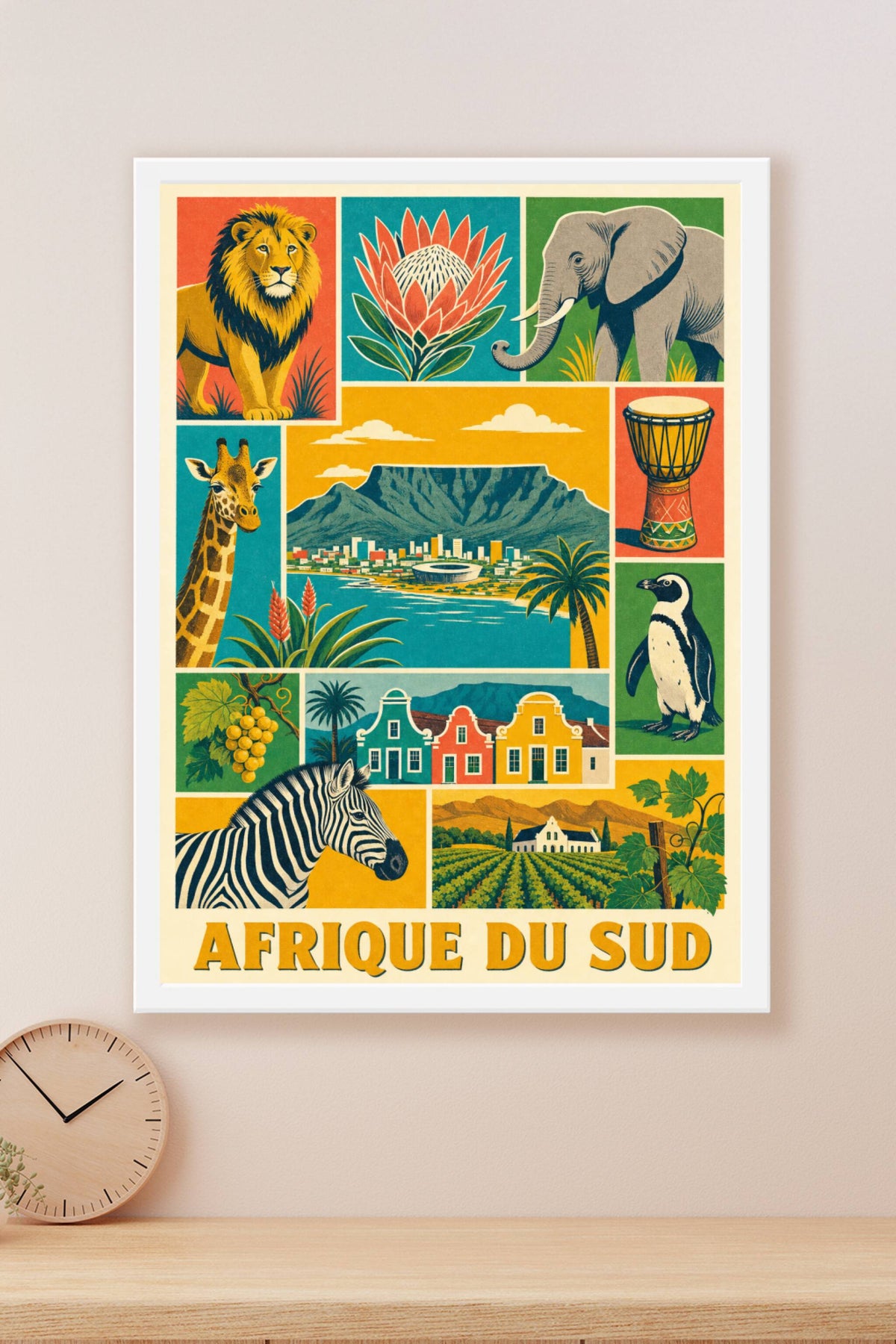 Poster d'Afrique du Sud, Affiche Clichés