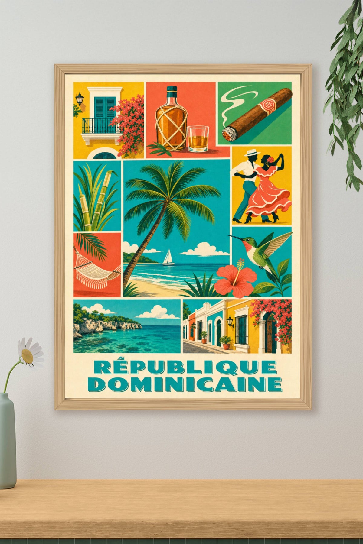 Poster de République Dominicaine, Affiche Clichés