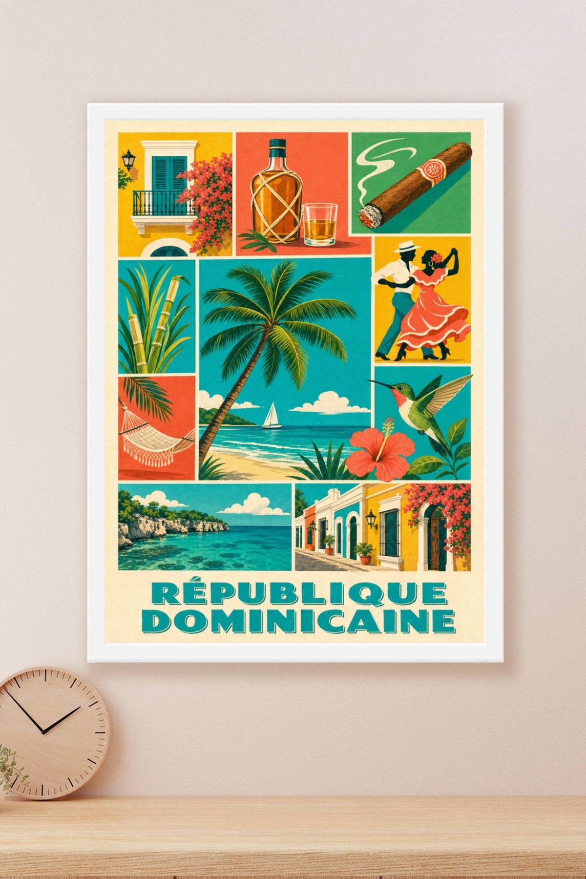 Poster de République Dominicaine, Affiche Clichés