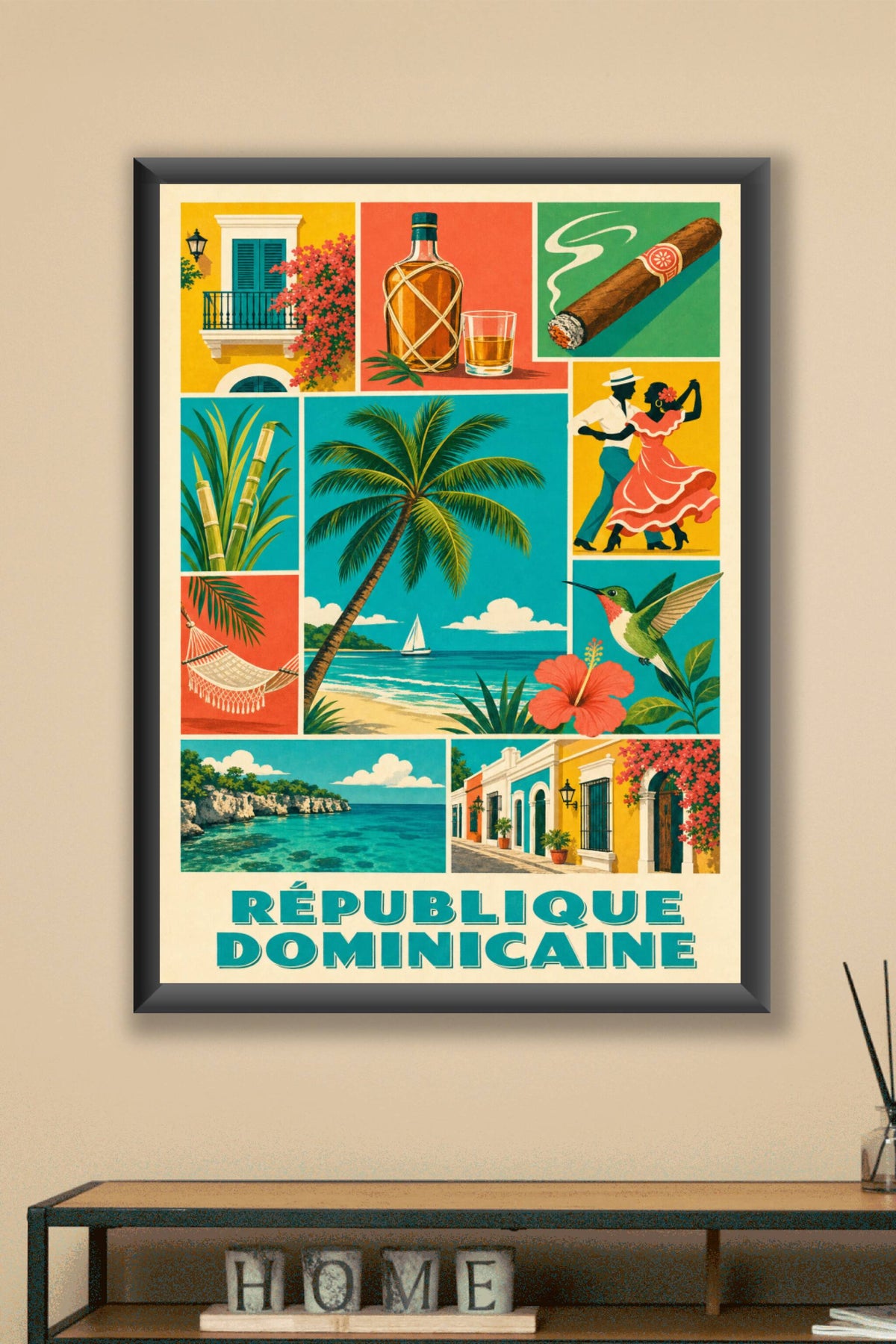 Poster de République Dominicaine, Affiche Clichés