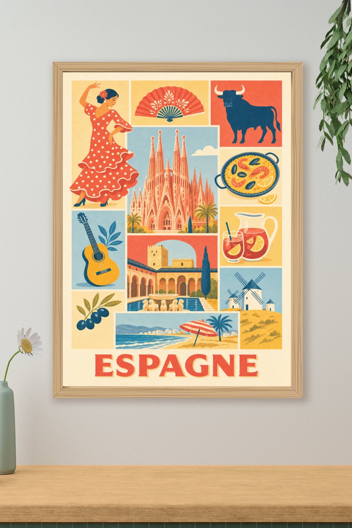 Poster d'Espagne, Affiche Clichés