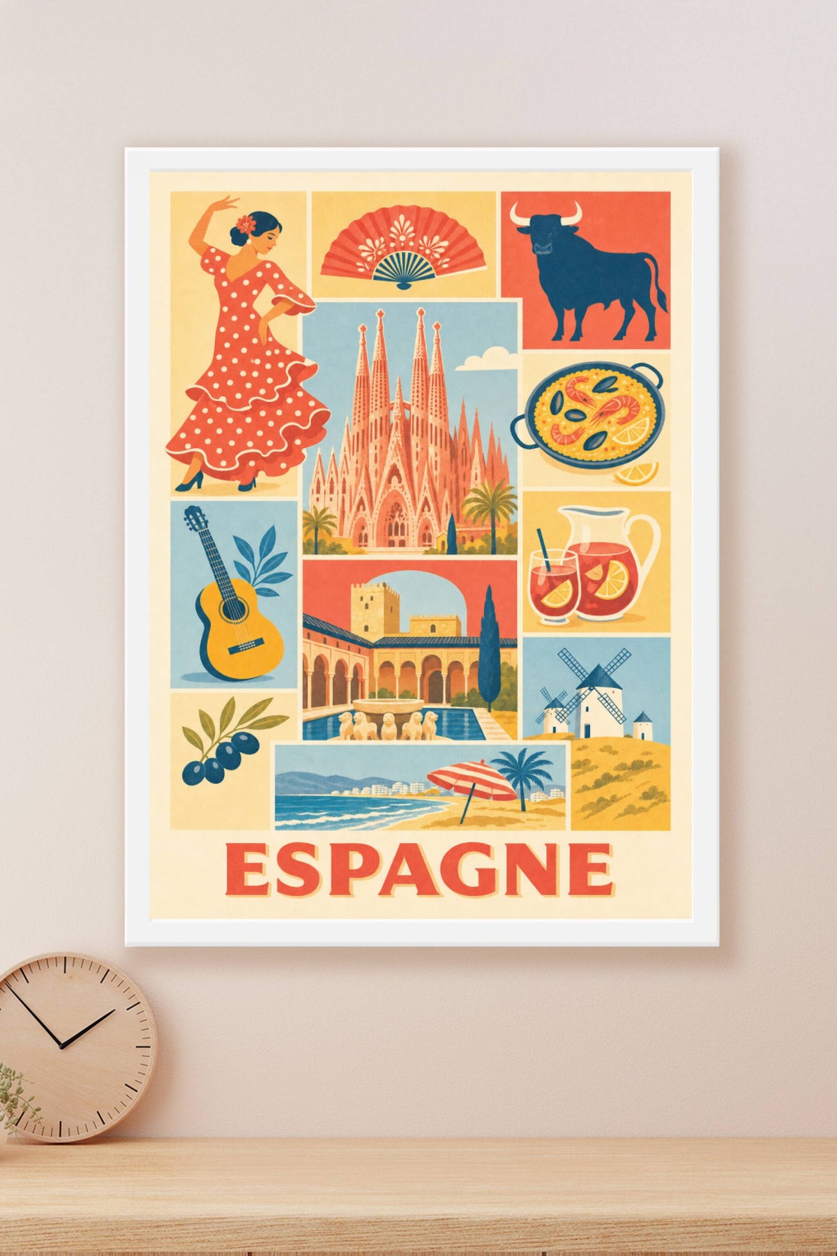 Poster d'Espagne, Affiche Clichés