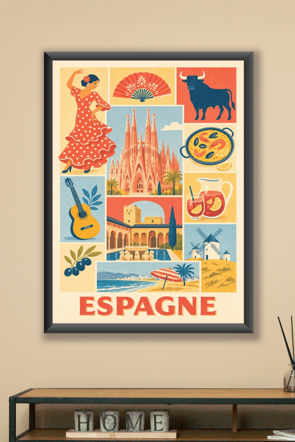 Poster d'Espagne, Affiche Clichés