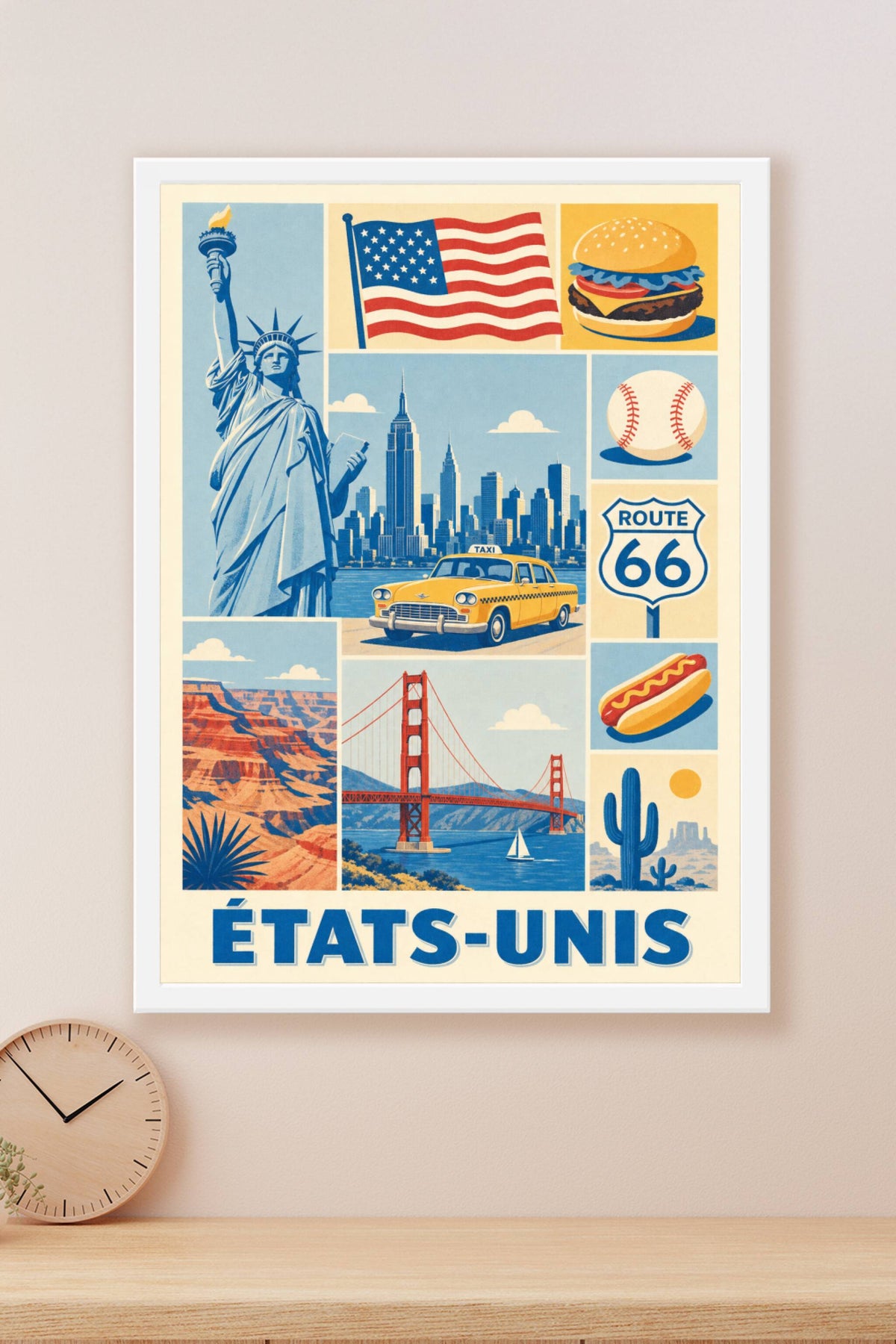 Poster des Etats-Unis, Affiche Clichés
