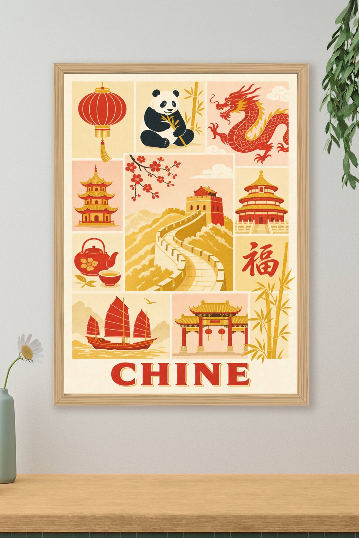 Poster de Chine, Affiche Clichés