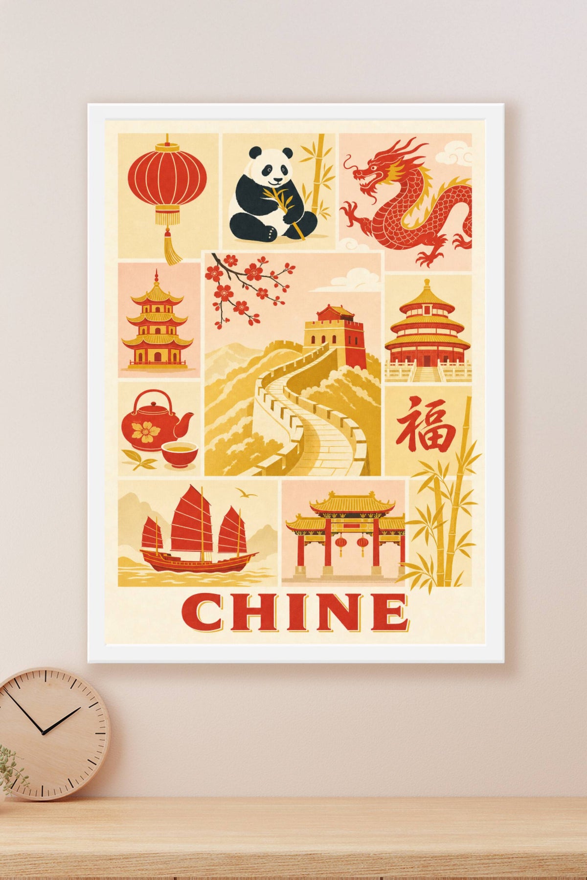 Poster de Chine, Affiche Clichés