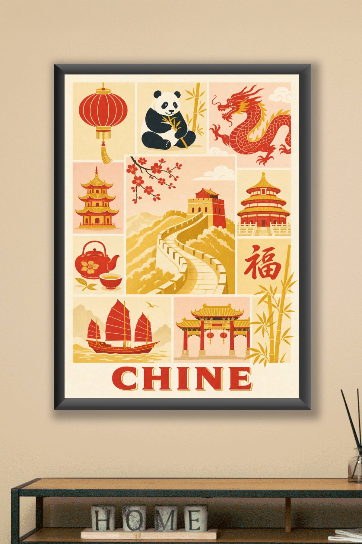 Poster de Chine, Affiche Clichés