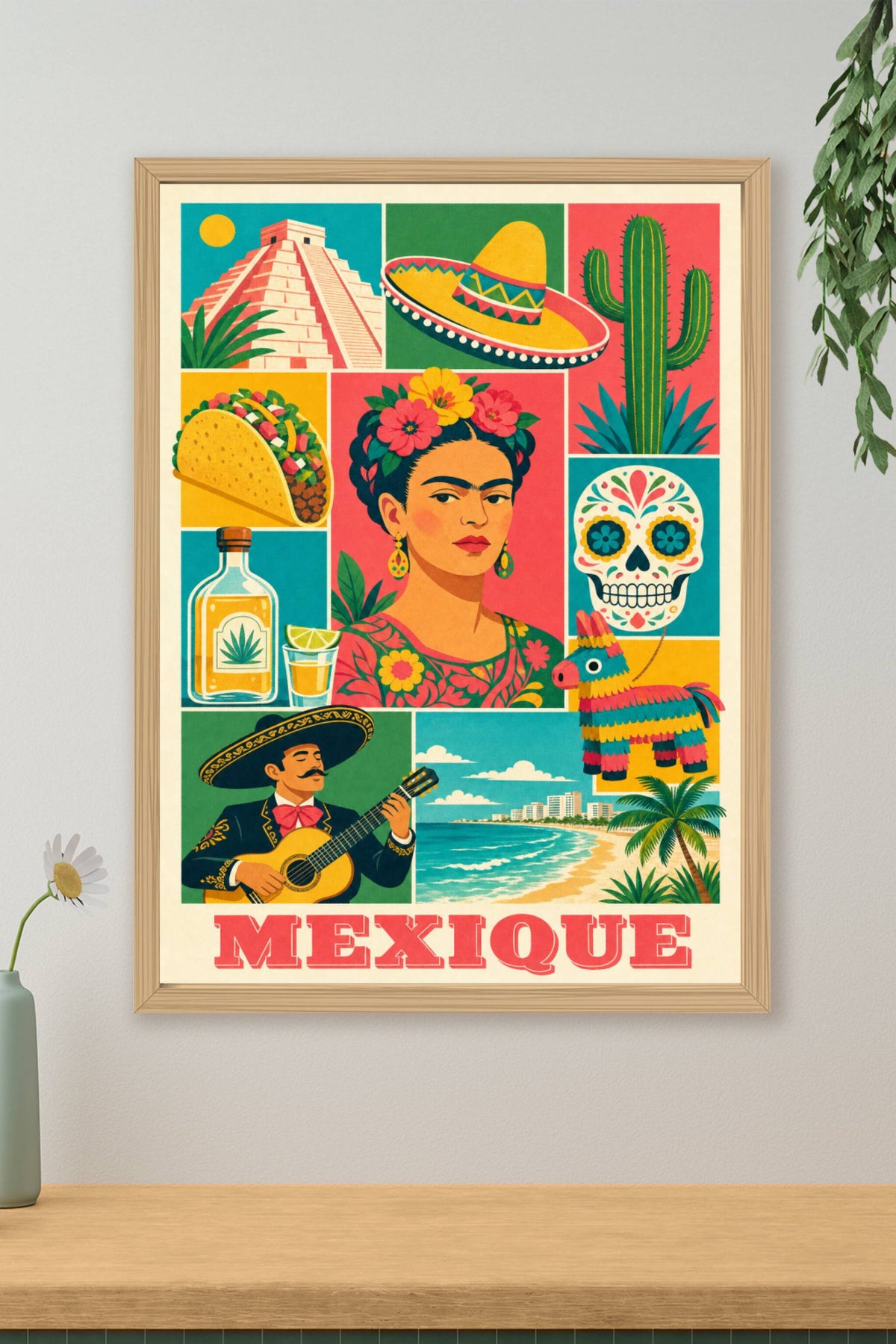 Poster du Mexique, Affiche Clichés