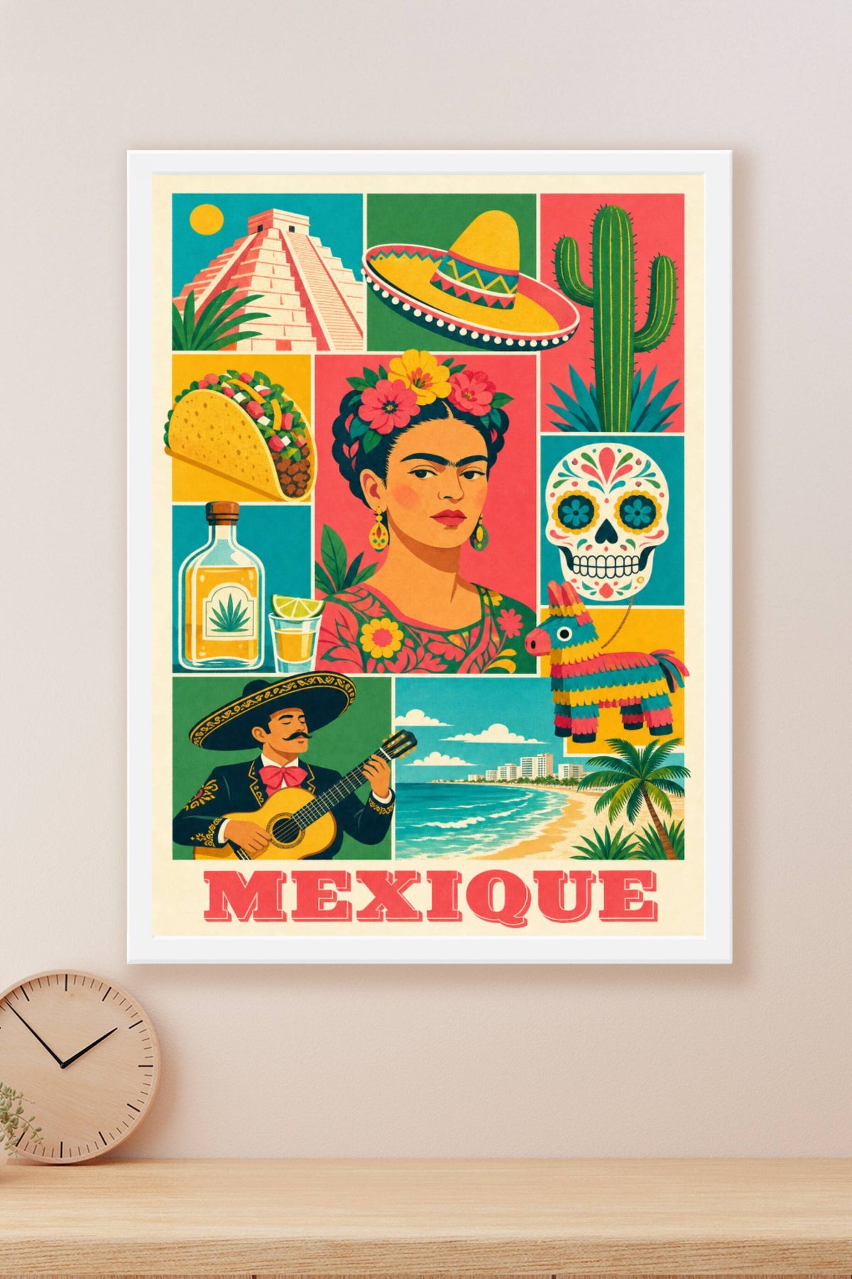 Poster du Mexique, Affiche Clichés