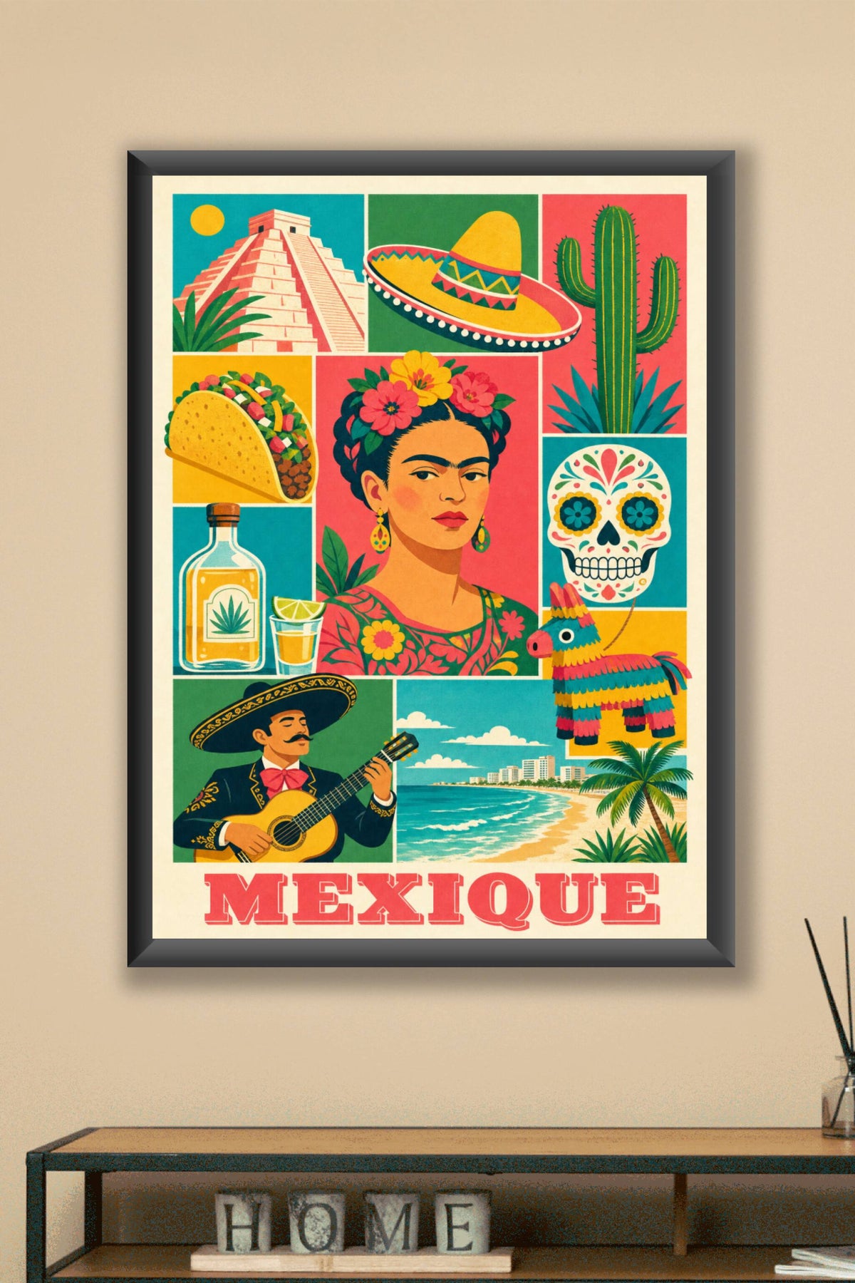 Poster du Mexique, Affiche Clichés