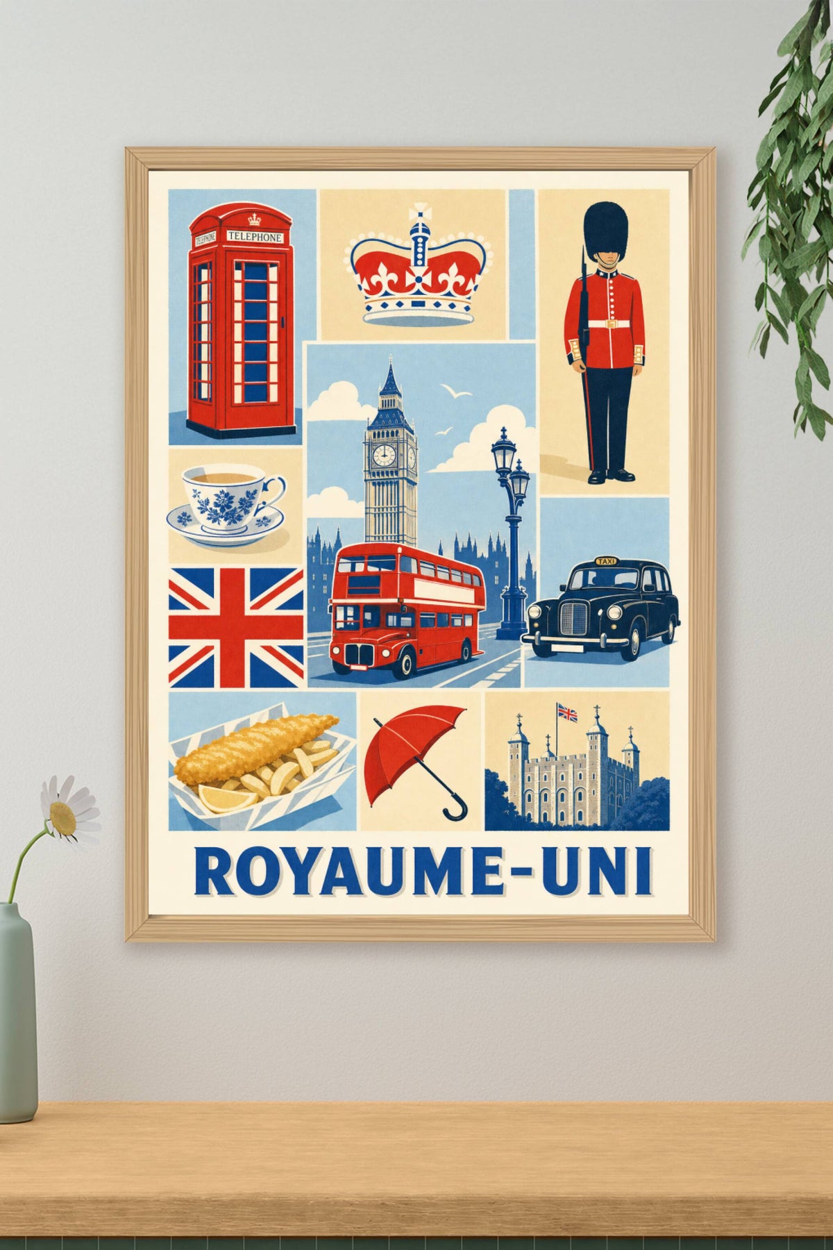 Poster du Royaume Uni, Affiche Clichés