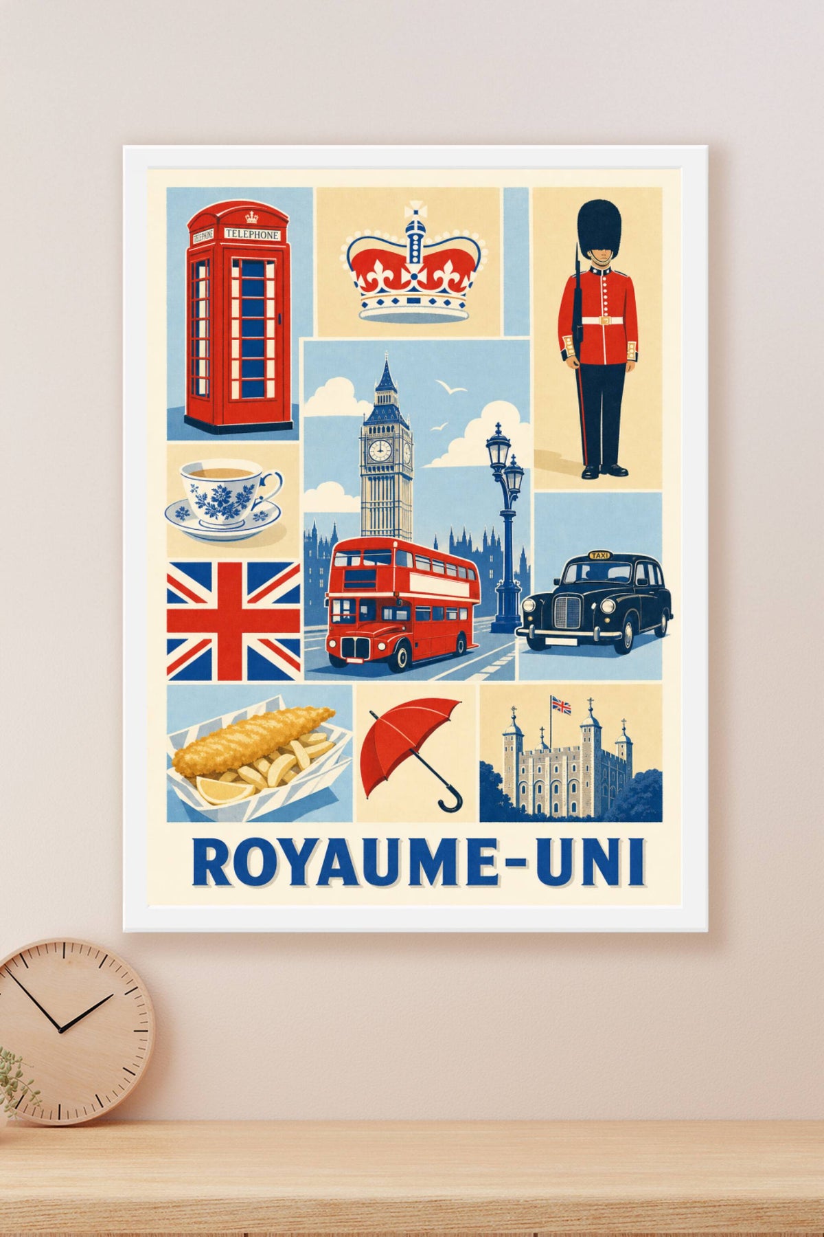 Poster du Royaume Uni, Affiche Clichés