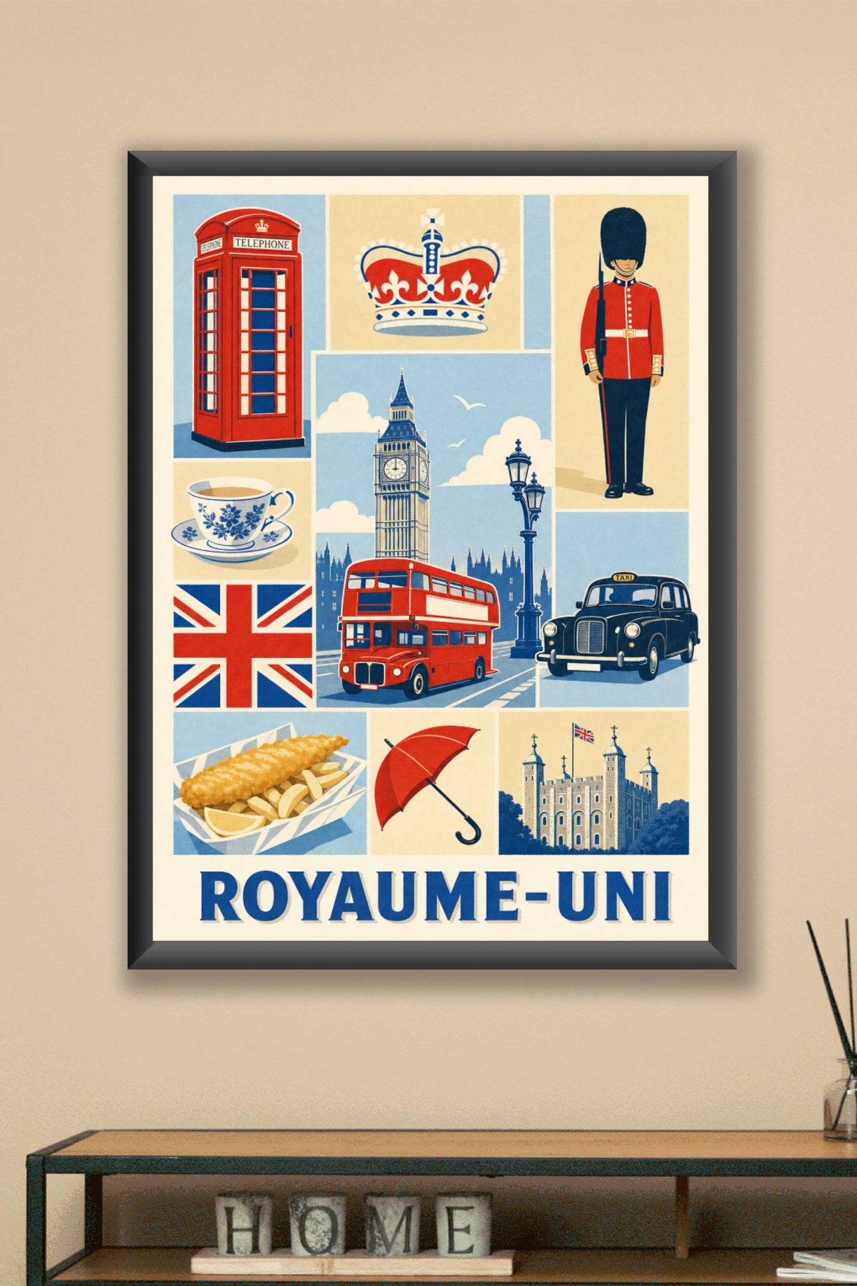 Poster du Royaume Uni, Affiche Clichés