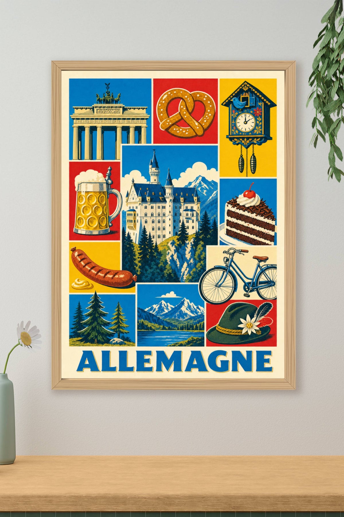 Poster d'Allemagne, Affiche Clichés
