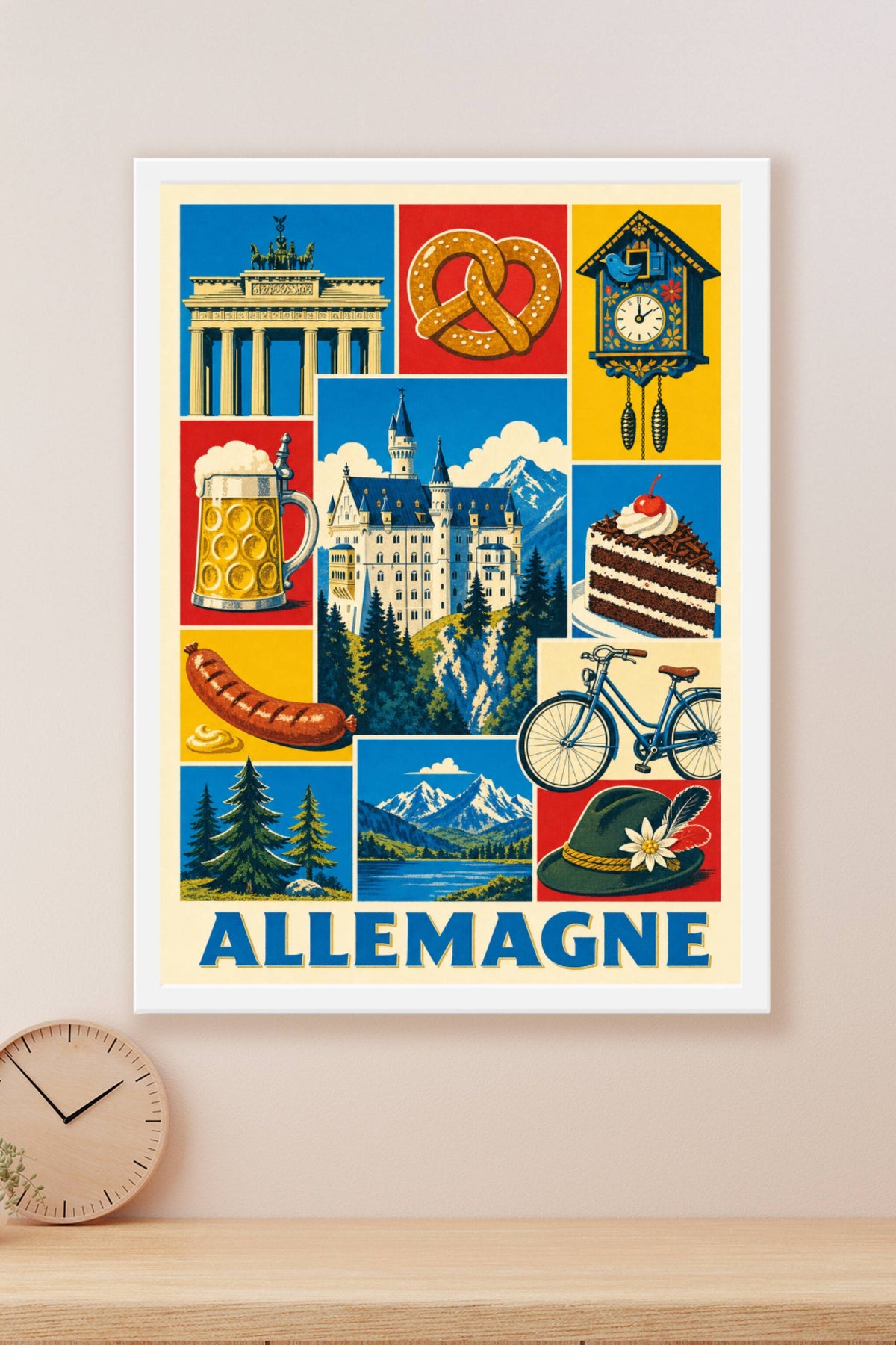 Poster d'Allemagne, Affiche Clichés