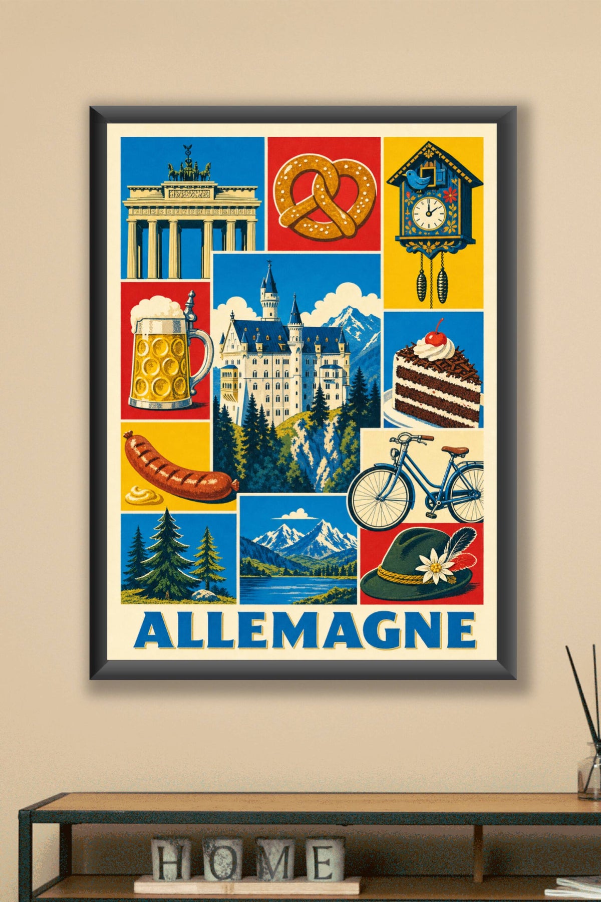 Poster d'Allemagne, Affiche Clichés