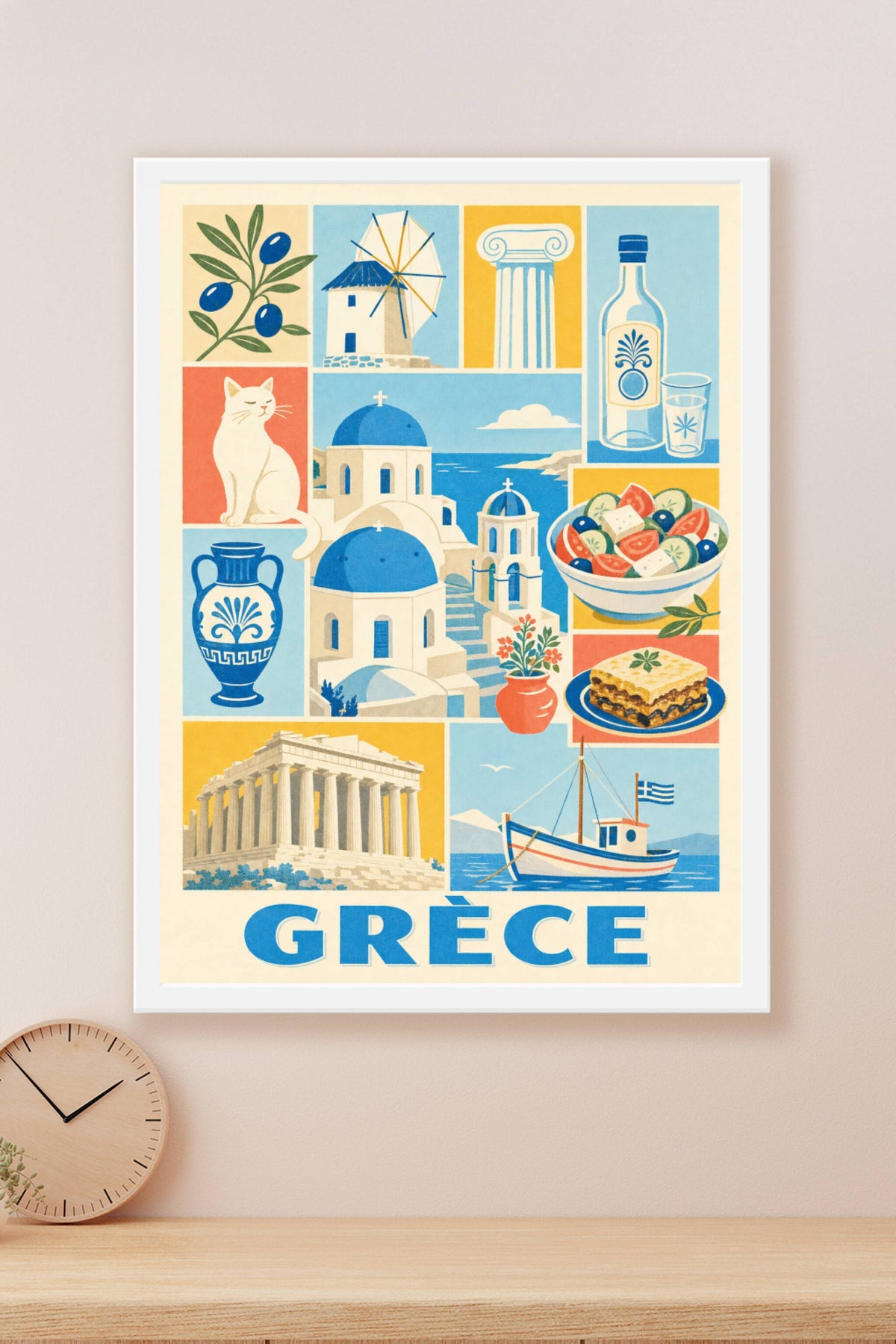Poster de Grèce, Affiche Clichés