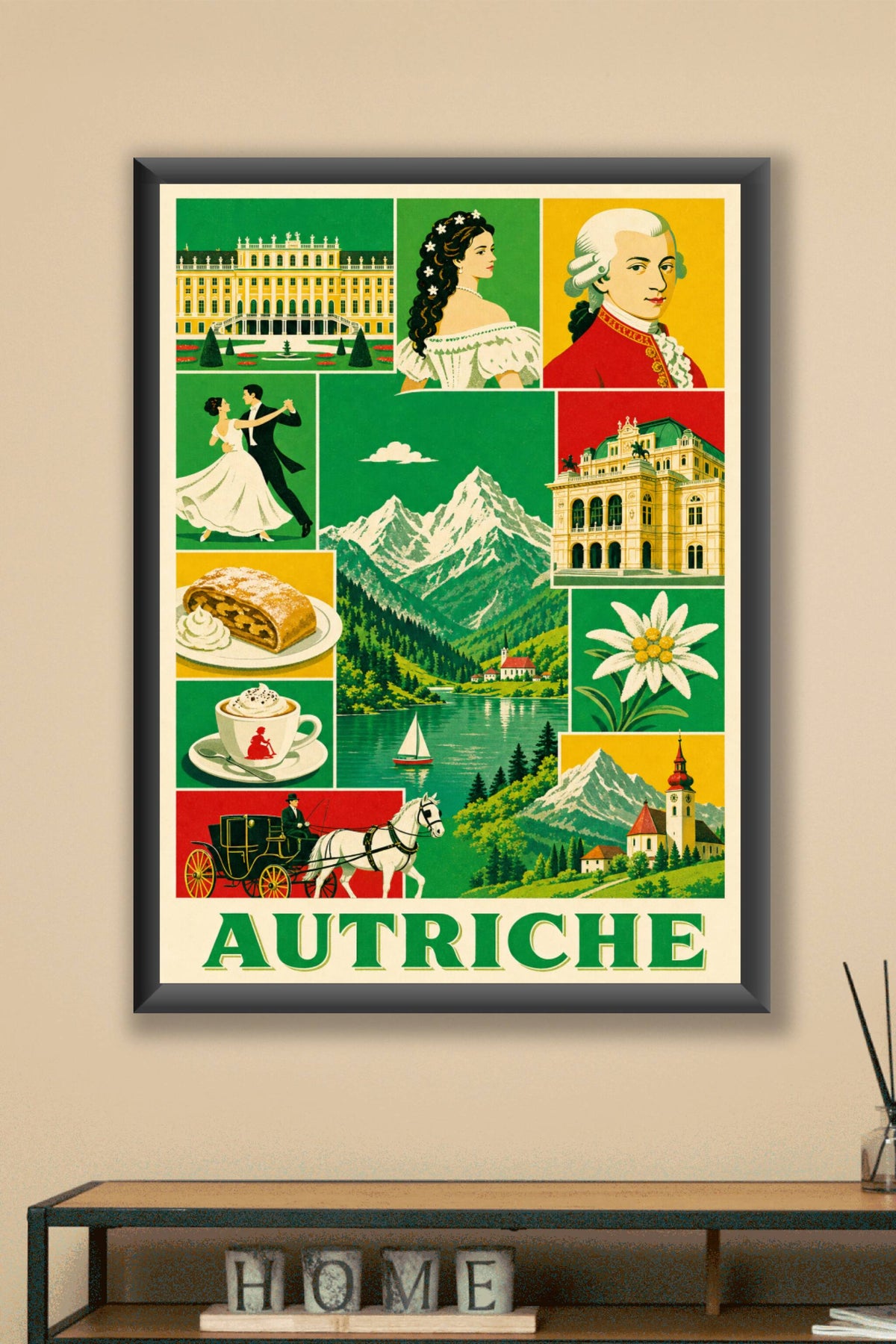 Poster d'Autriche, Affiche Clichés