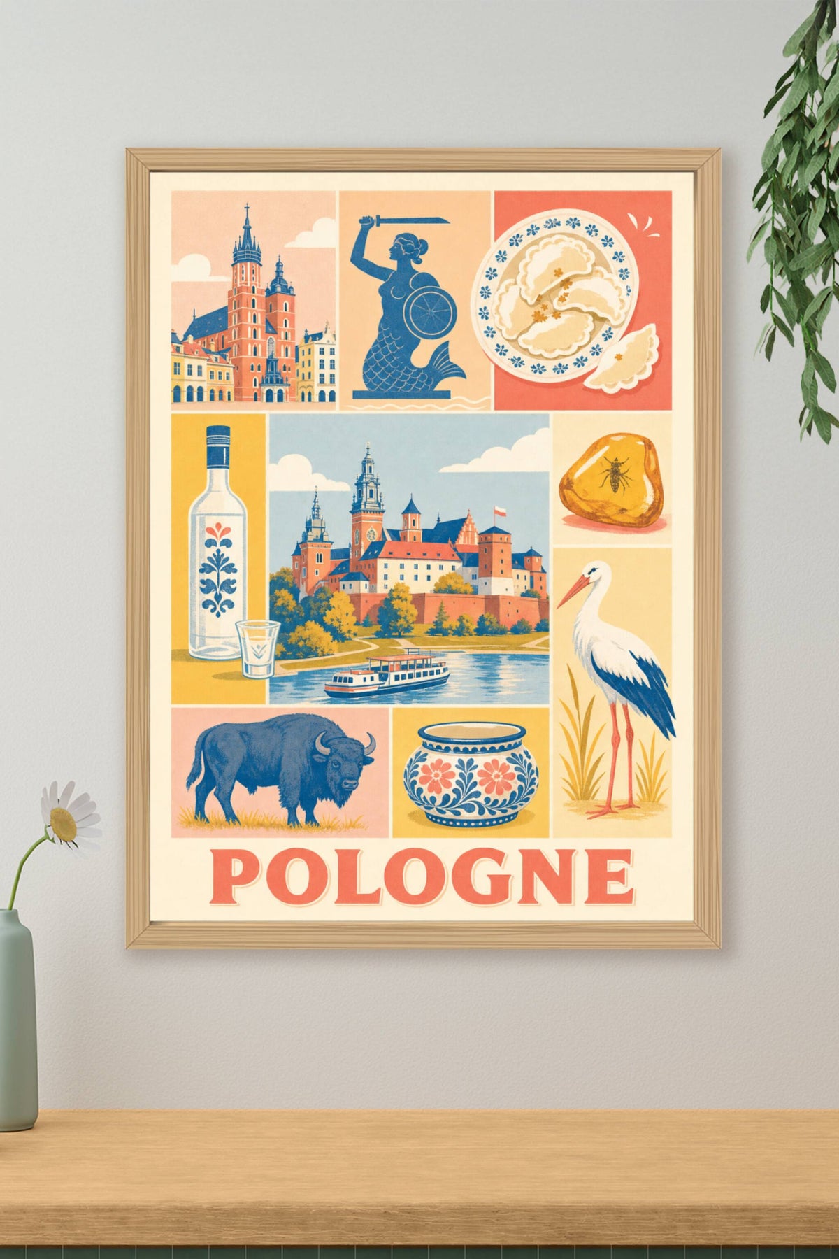 Poster de Pologne, Affiche Clichés