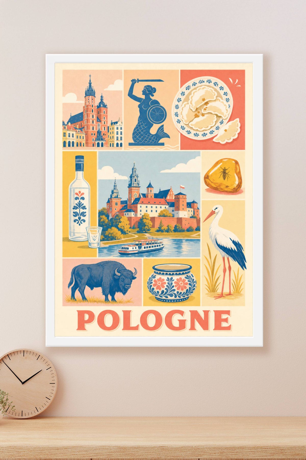 Poster de Pologne, Affiche Clichés