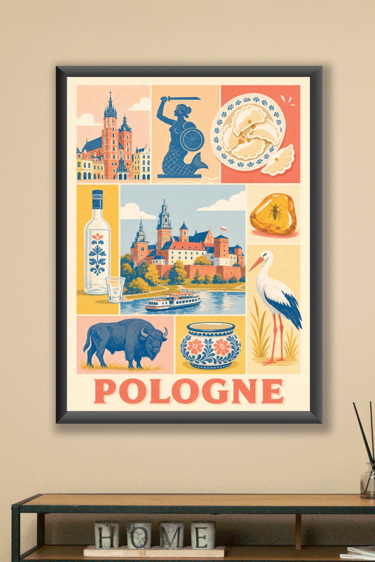 Poster de Pologne, Affiche Clichés