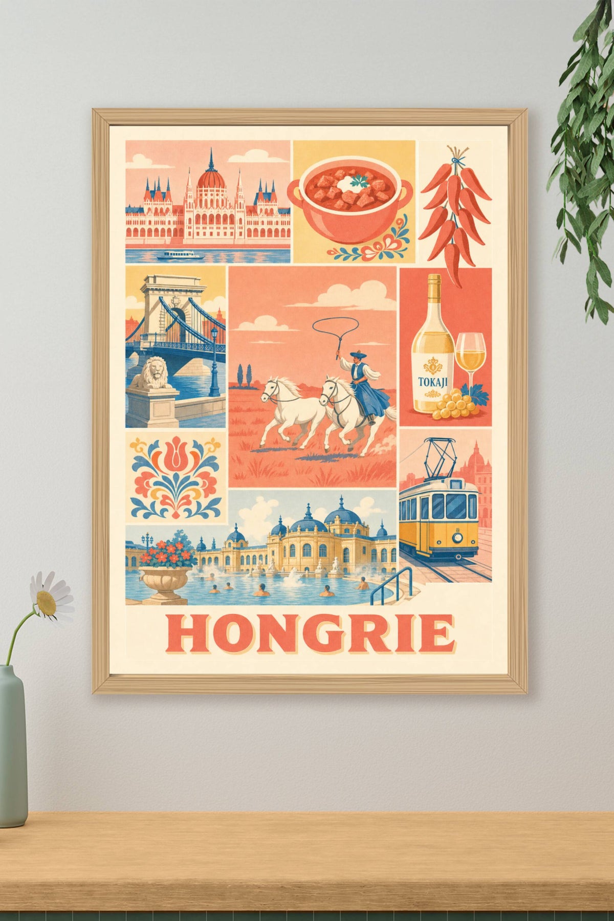 Poster de Hongrie, Affiche Clichés