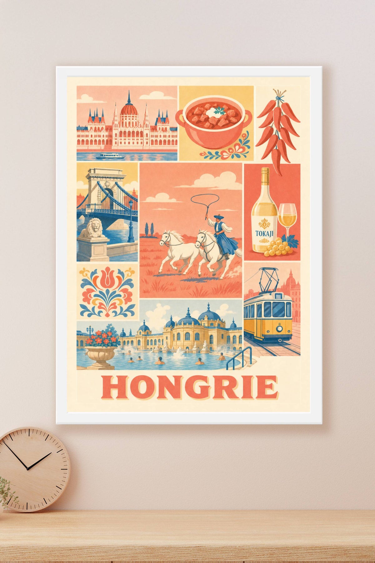 Poster de Hongrie, Affiche Clichés