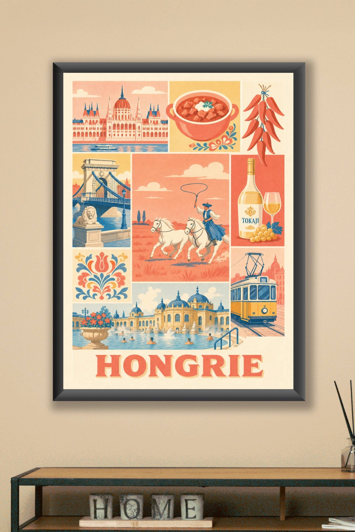 Poster de Hongrie, Affiche Clichés