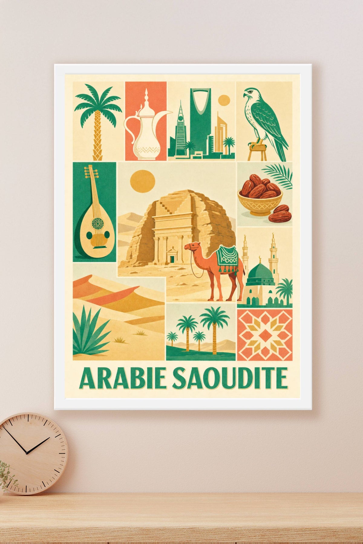 Poster d'Arabie Saoudite, Affiche Clichés