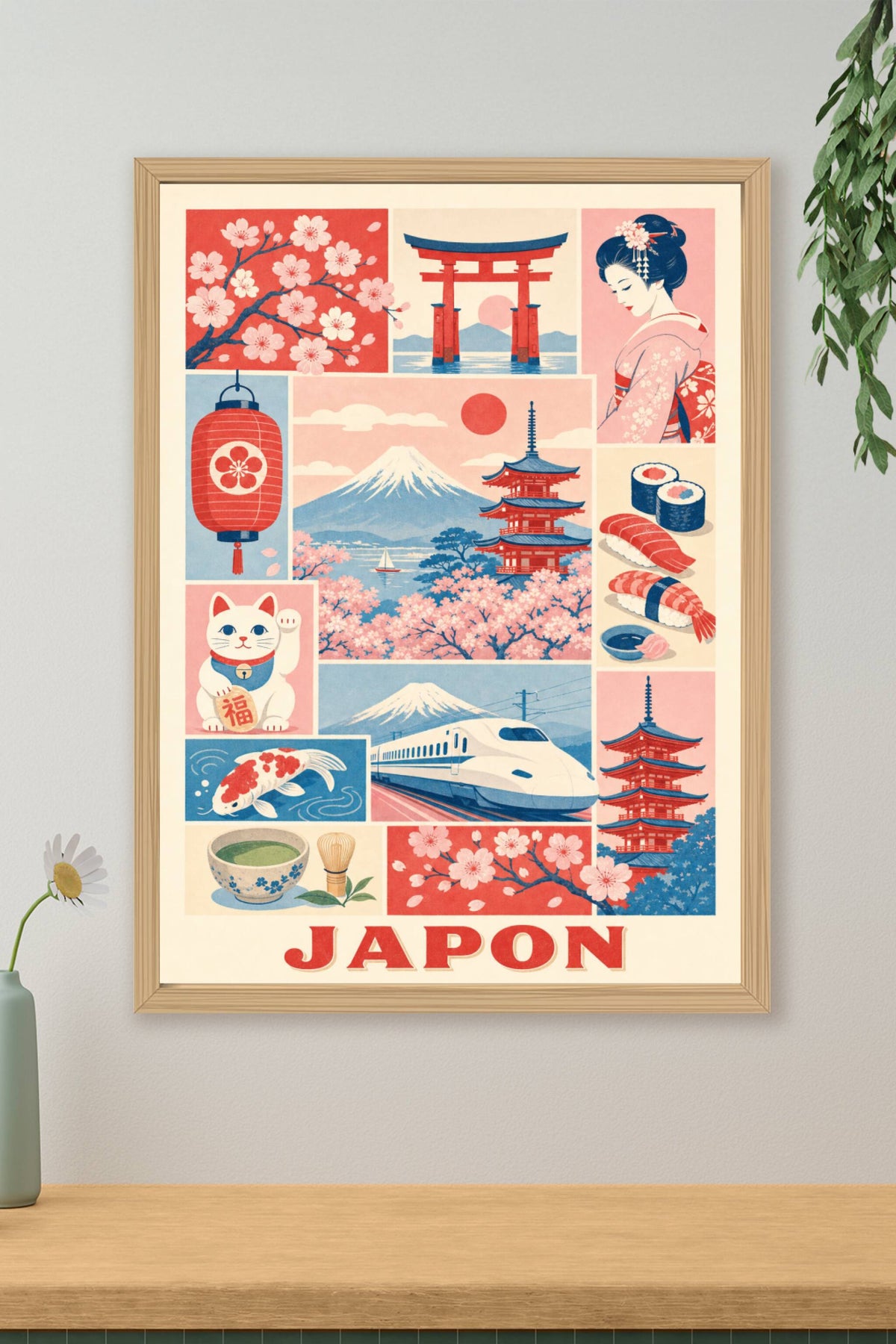 Poster du Japon, Affiche Clichés
