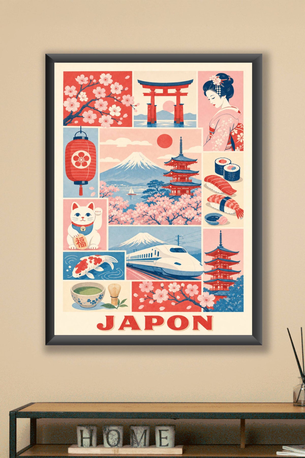 Poster du Japon, Affiche Clichés