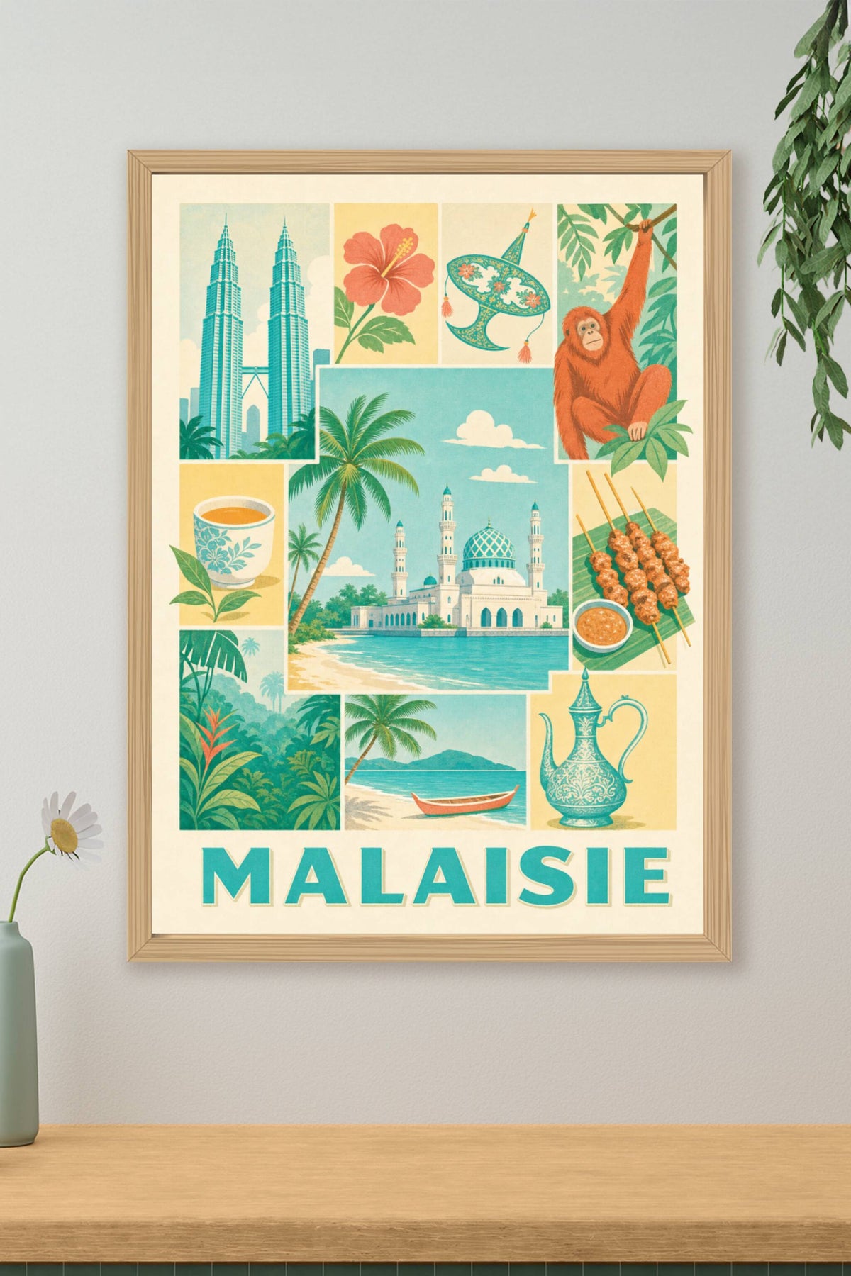 Poster de Malaisie, Affiche Clichés