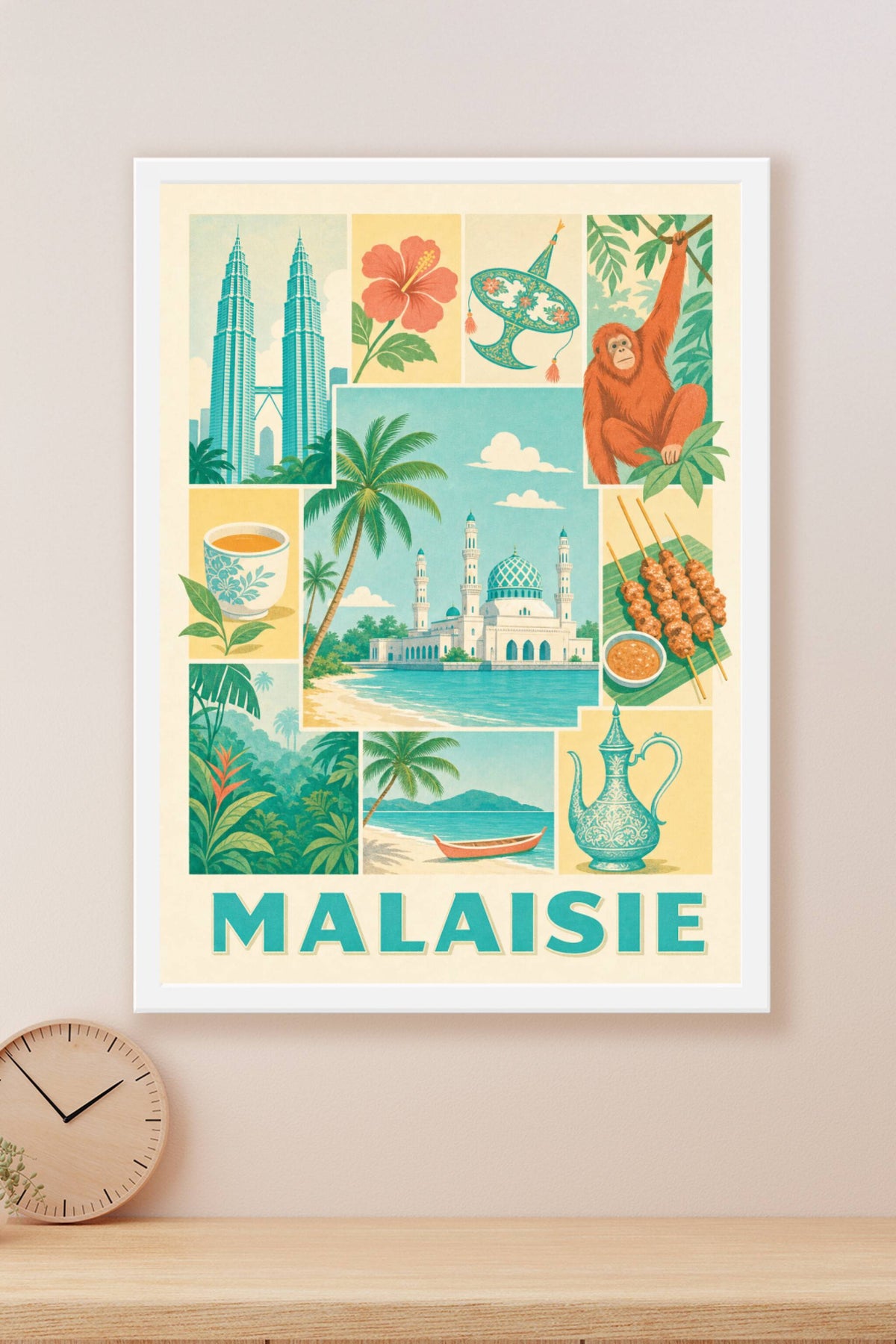 Poster de Malaisie, Affiche Clichés