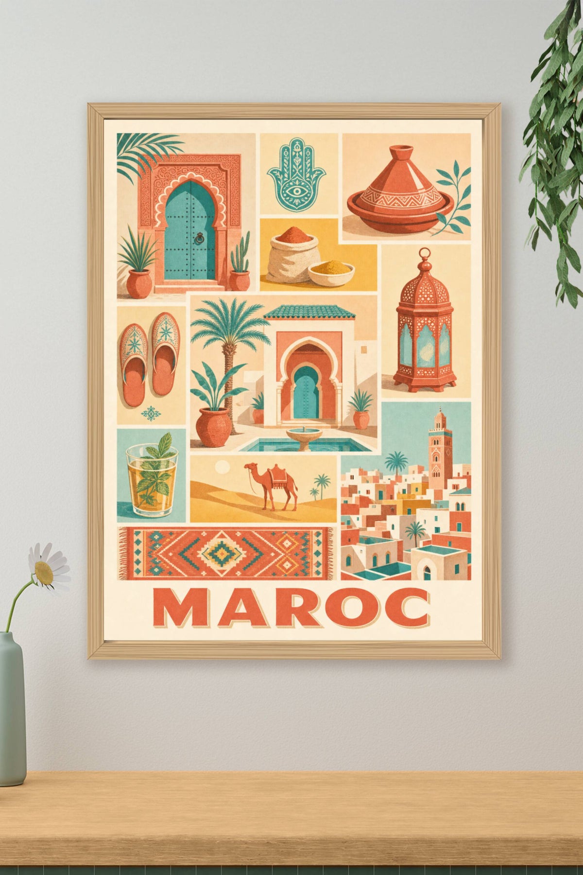Poster du Maroc, Affiche Clichés