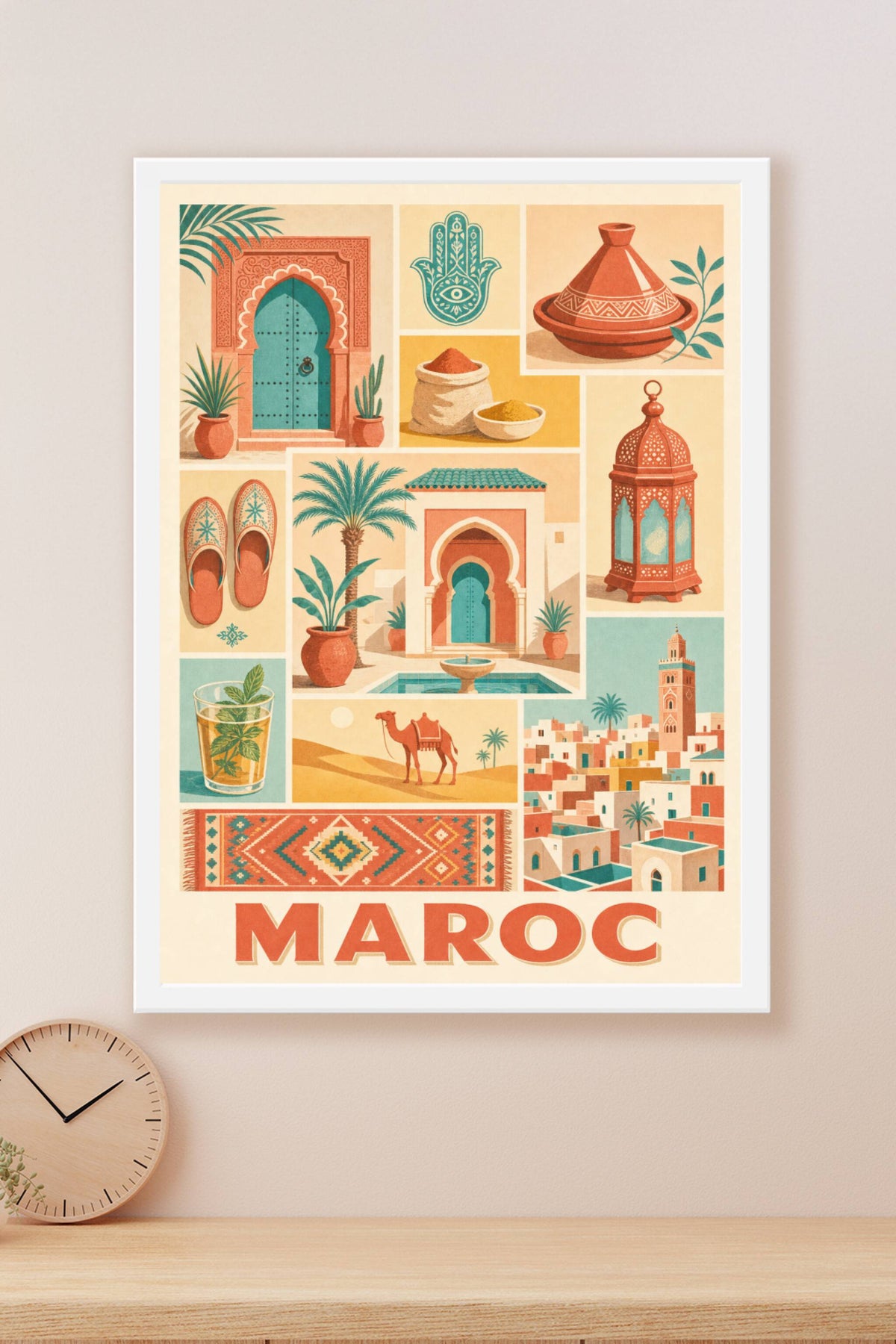 Poster du Maroc, Affiche Clichés