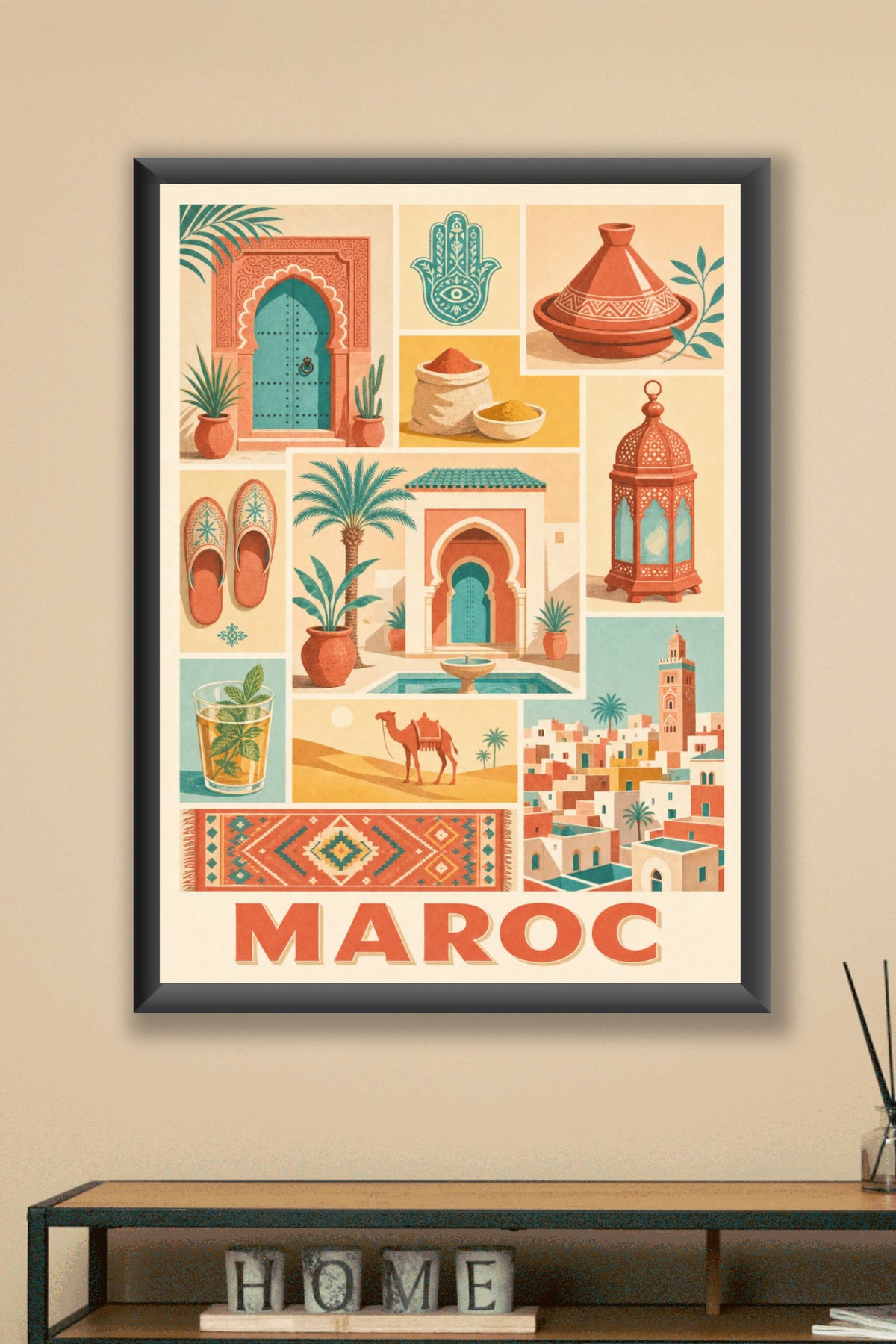 Poster du Maroc, Affiche Clichés